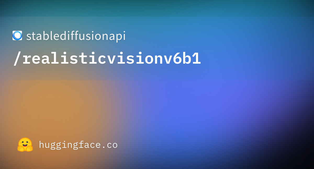 Stablediffusionapi/realisticvisionv6b1 · Hugging Face