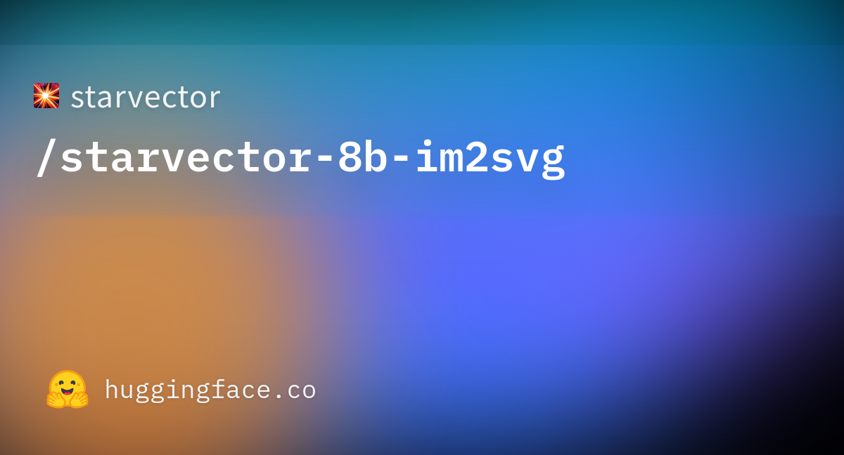 starvector/starvector-8b-im2svg · Hugging Face