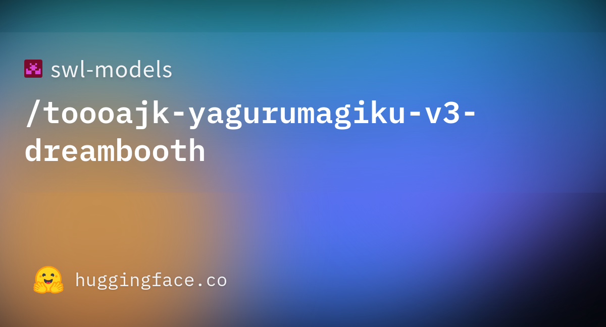 swl-models/toooajk-yagurumagiku-v3-dreambooth · Hugging Face