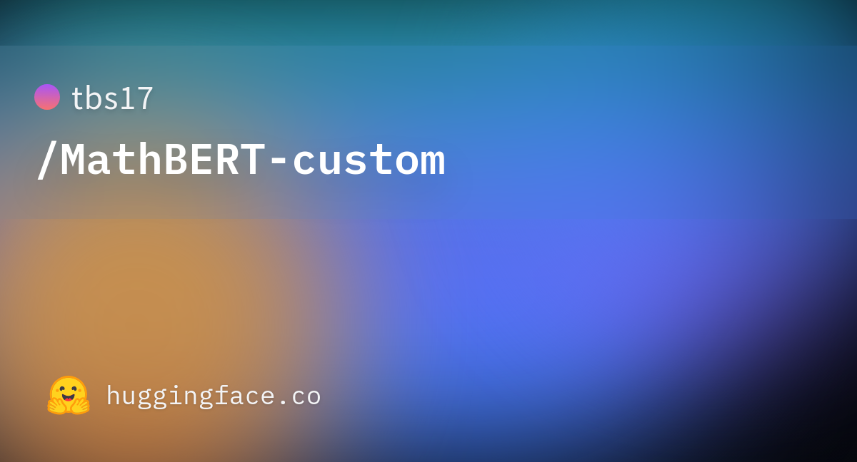 custom-vocab.txt · tbs17/MathBERT-custom at  0288bf309361b2e997ac19ee4d4b8603ddcf4ac9