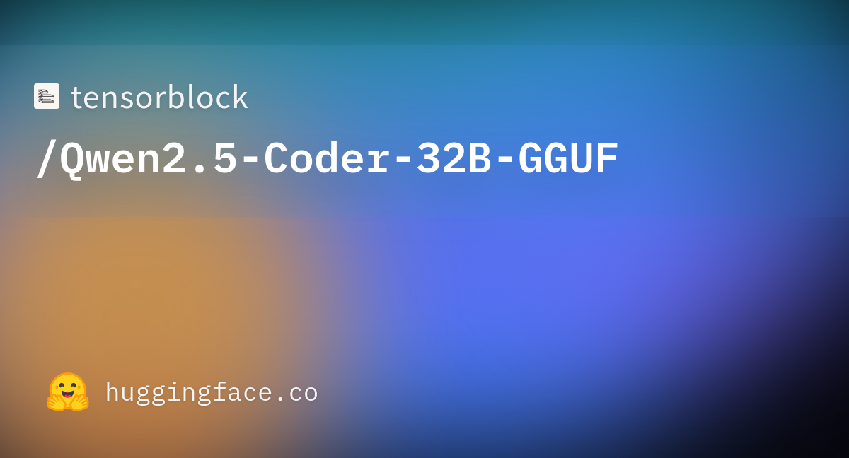 Tensorblock/Qwen2.5-Coder-32B-GGUF · Hugging Face