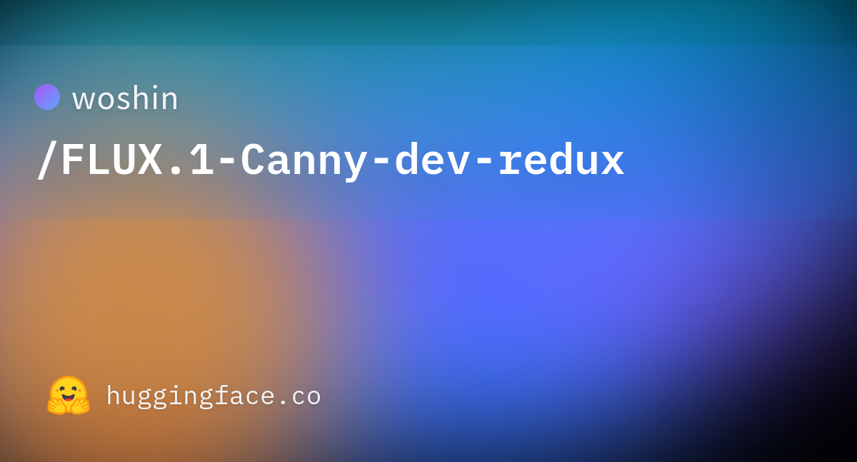 Woshin flux 1 canny dev redux hugging face