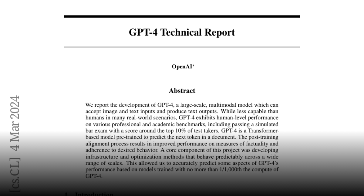 Paper Page - GPT-4 Technical Report