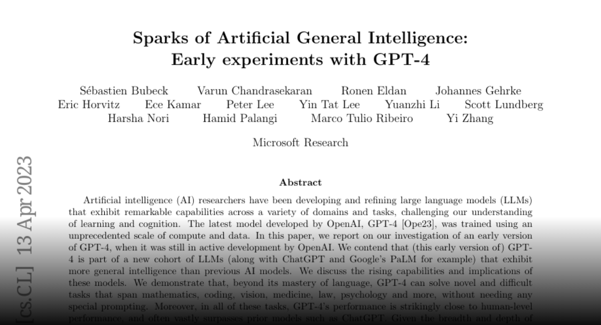 Paper page - Sparks of Artificial General Intelligence: Early ...