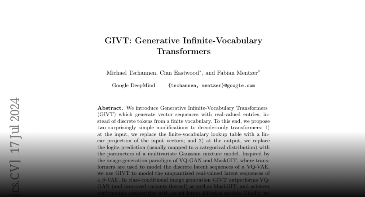 Paper page givt generative infinite vocabulary transformers