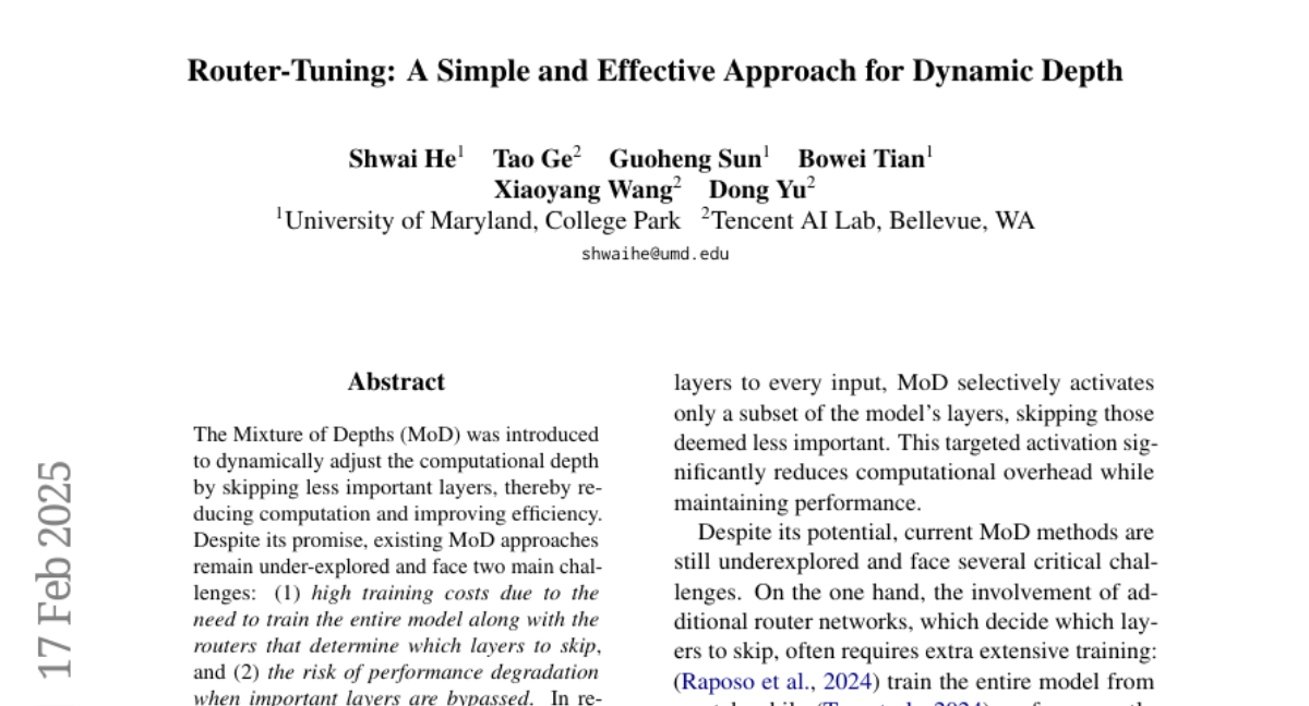 Router-Tuning: A Simple and Effective Approach for Enabling Dynamic-Depth in Transformers