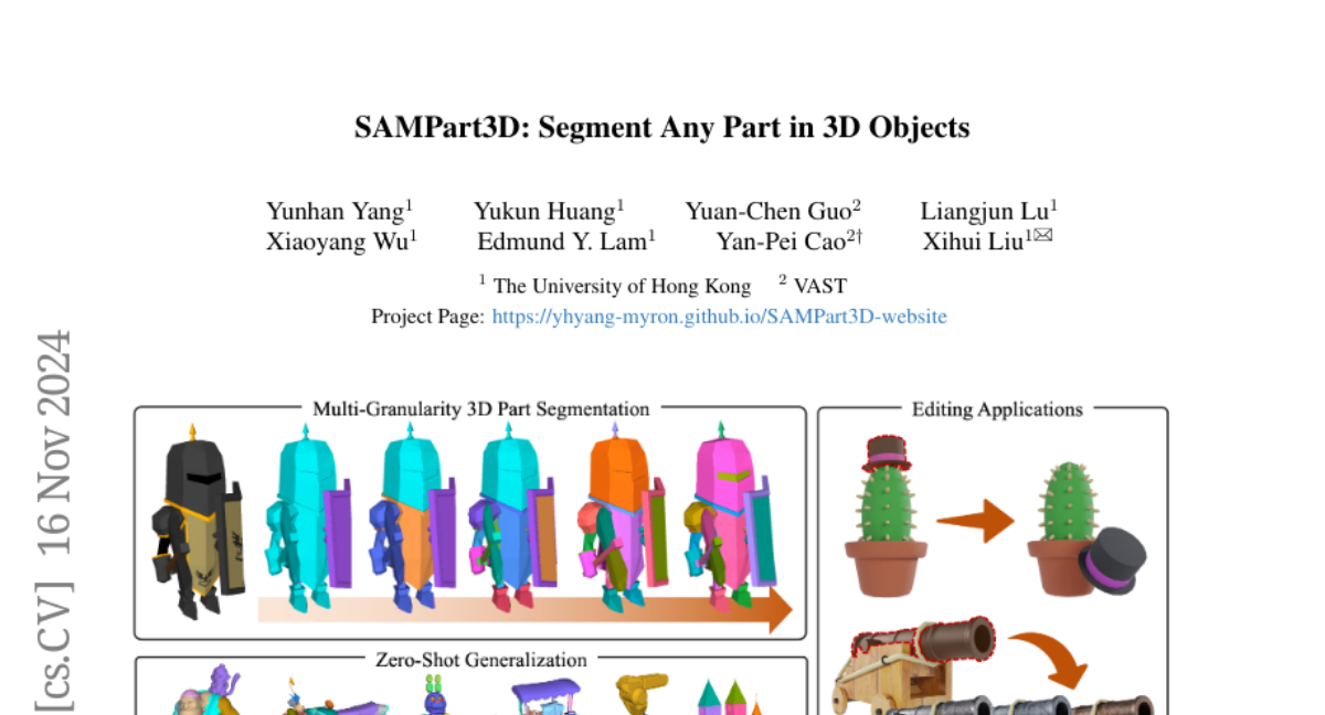 SAMPart3D: Segment Any Part in 3D Objects