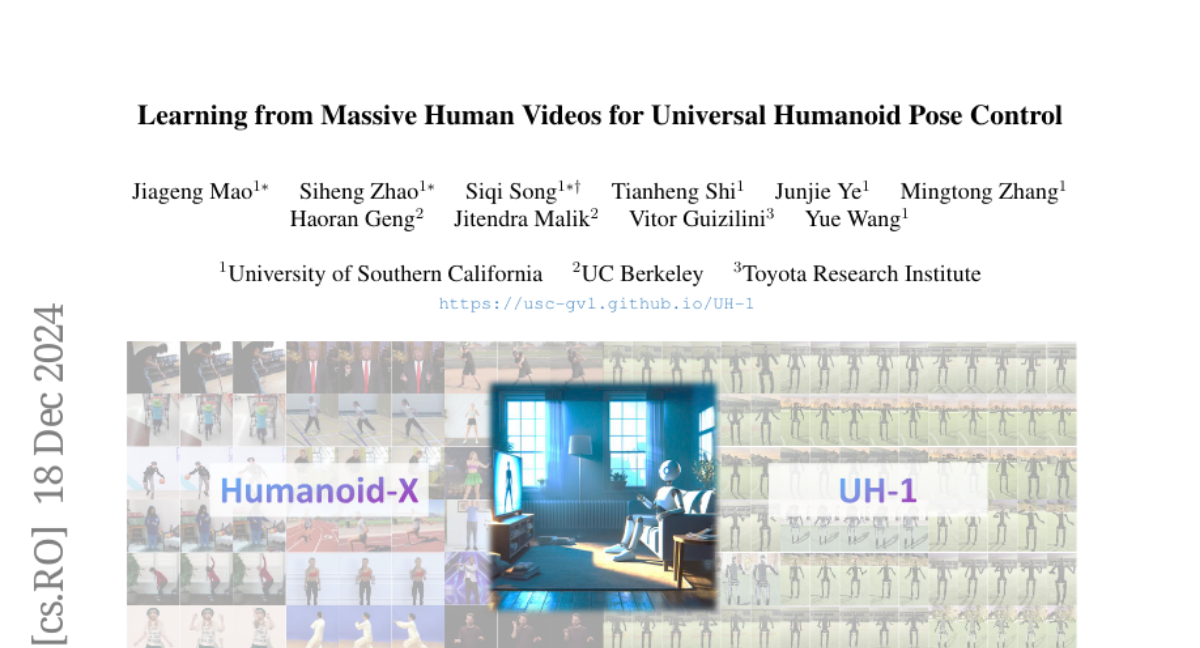 Learning from Massive Human Videos for Universal Humanoid Pose Control