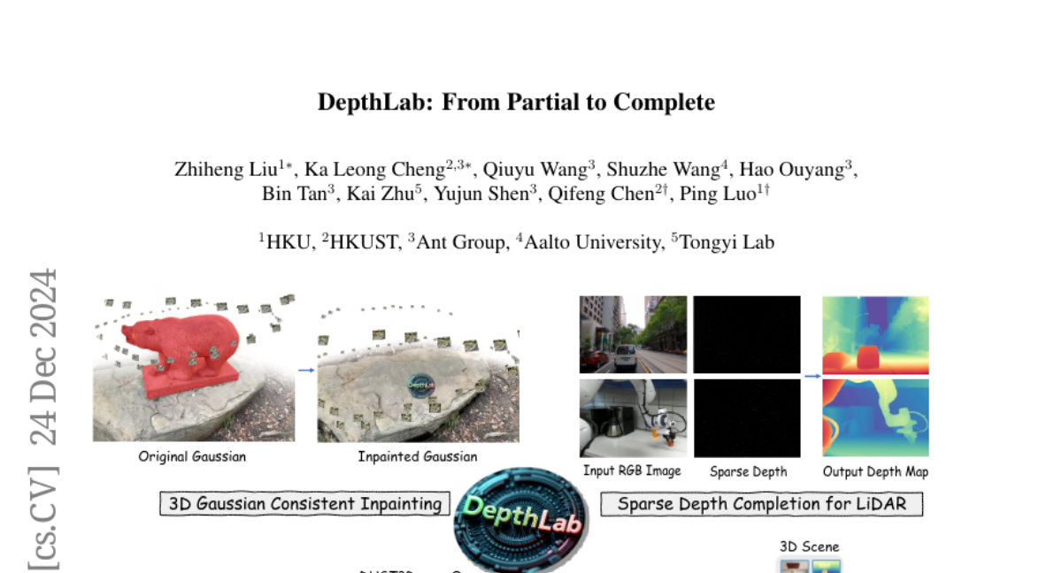 DepthLab: From Partial to Complete