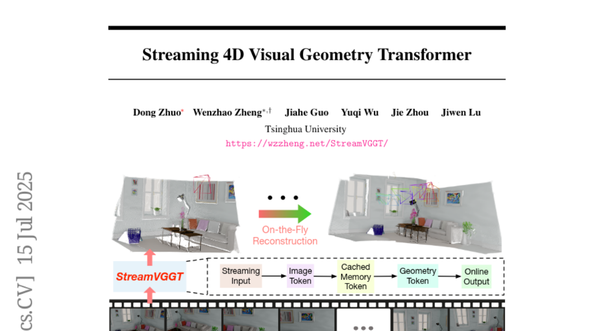 流式4D视觉几何Transformer
