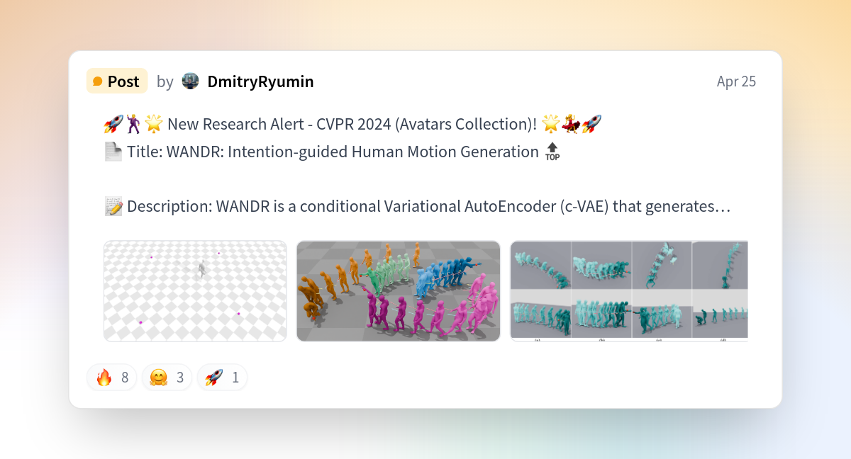 DmitryRyumin on Hugging Face "🚀🕺🌟 New Research Alert CVPR 2024