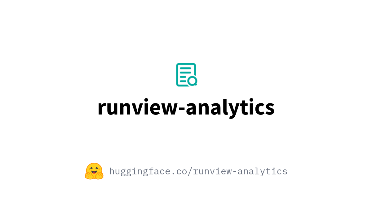 Runview-analytics (runview-analytics)