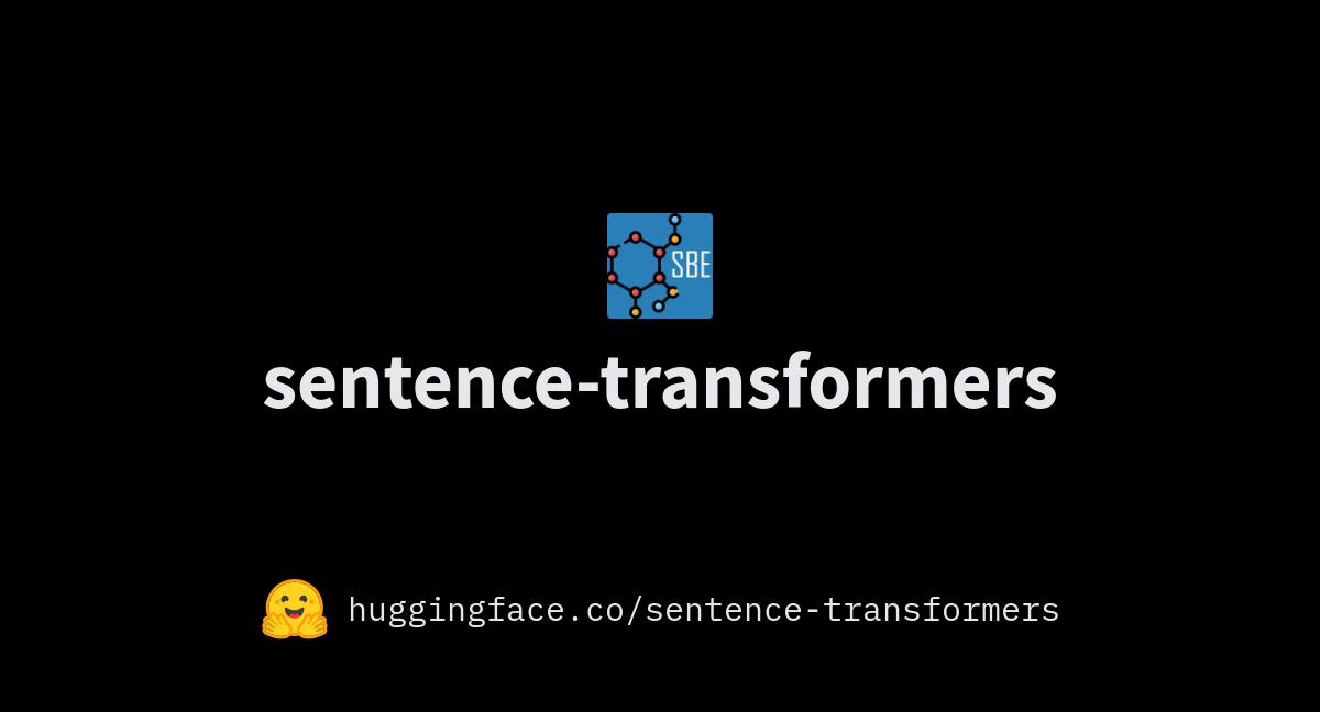 sentence-transformers (Sentence Transformers)