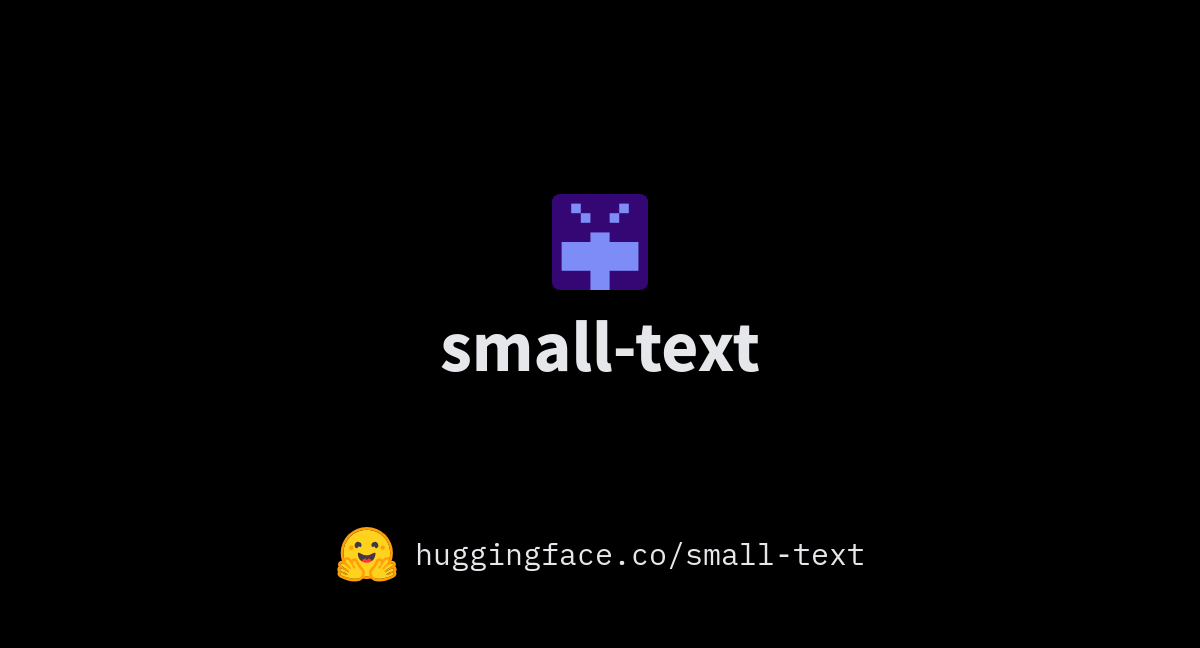 text small