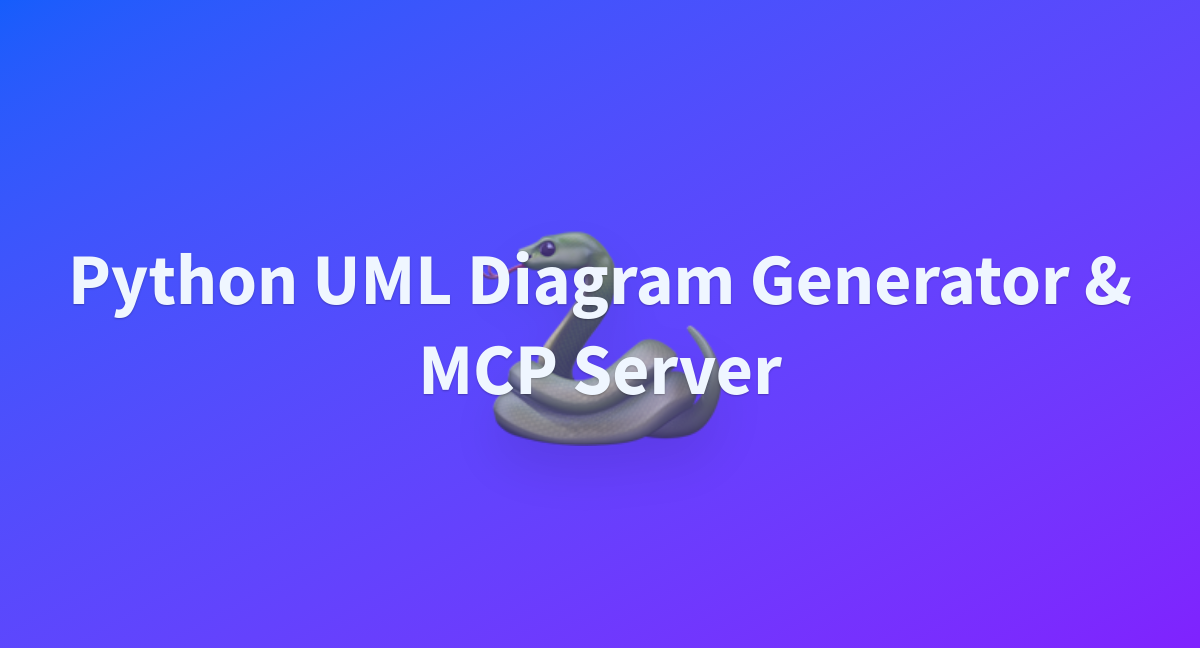 Agents-MCP-Hackathon/Python-Code-to-Diagram-Generator-MCP at main
