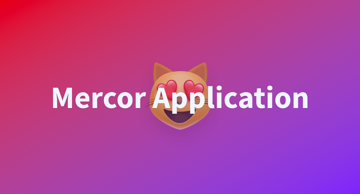 Mercor Application - a Hugging Face Space by Do0rMaMu