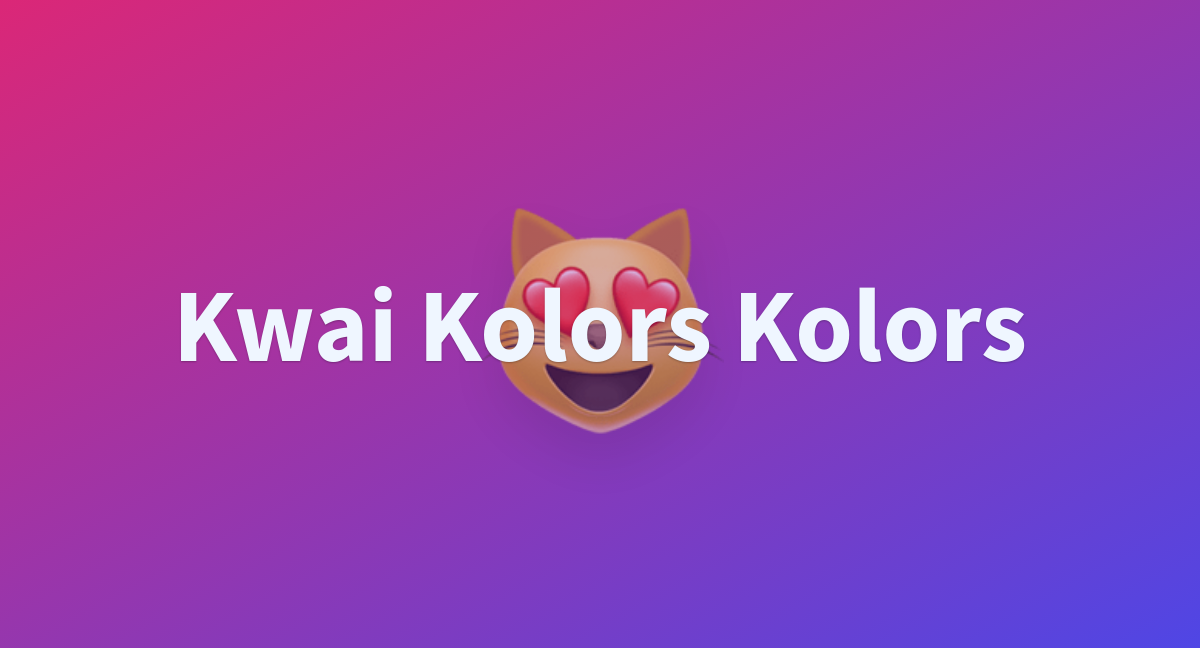 Kwai Kolors Kolors A Hugging Face Space By Faqihdzakwan