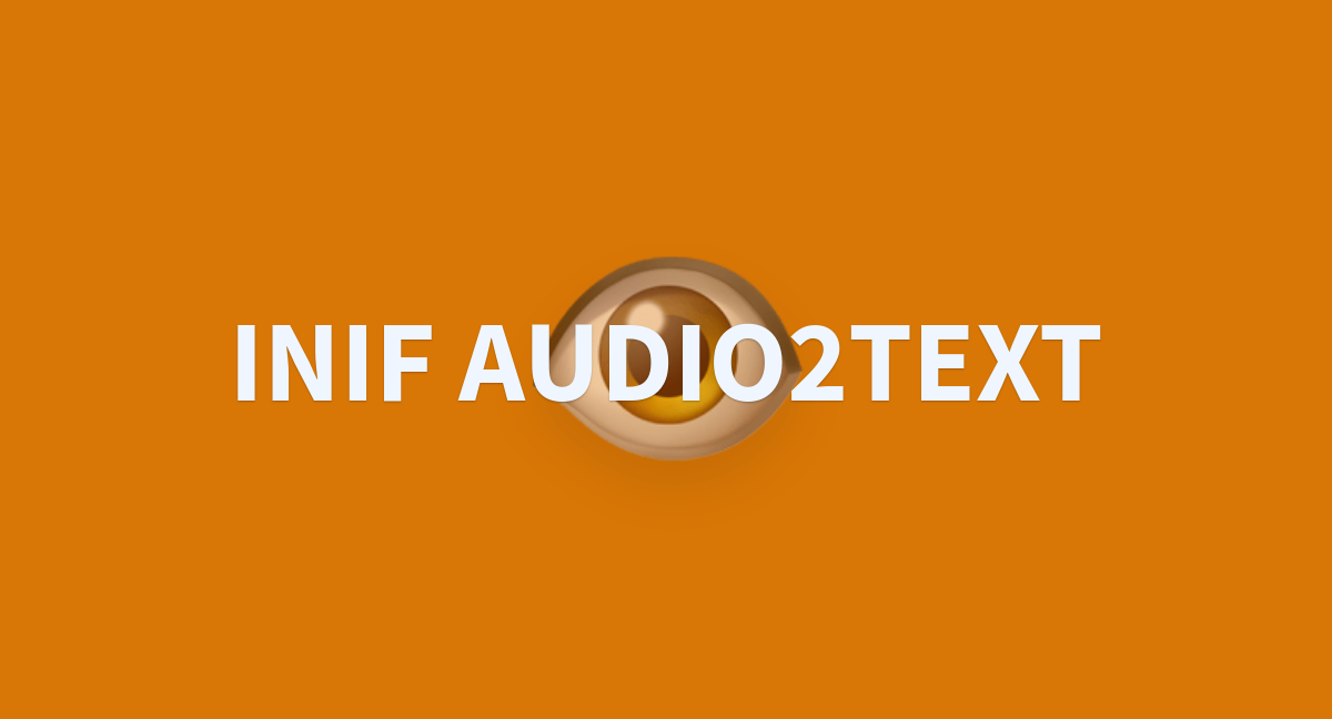 Inif Audio Text A Hugging Face Space By Inifanalitica