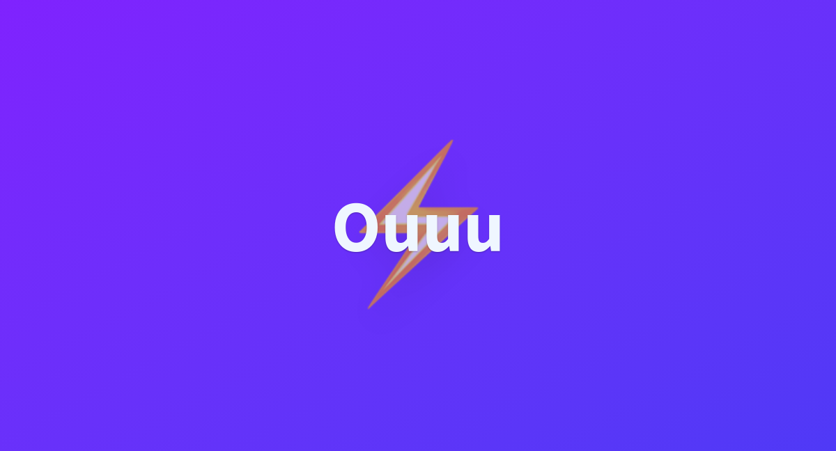 ouuu meaning in text message from a girl