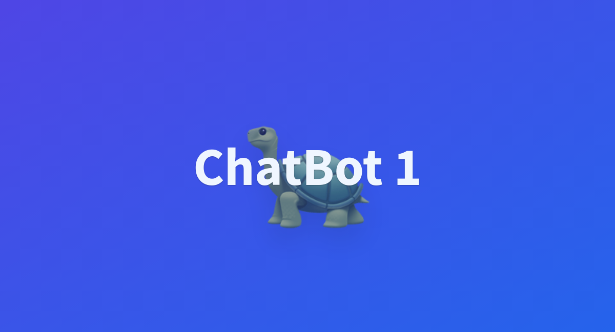 ChatBot 1 - a Hugging Face Space by Jaehan