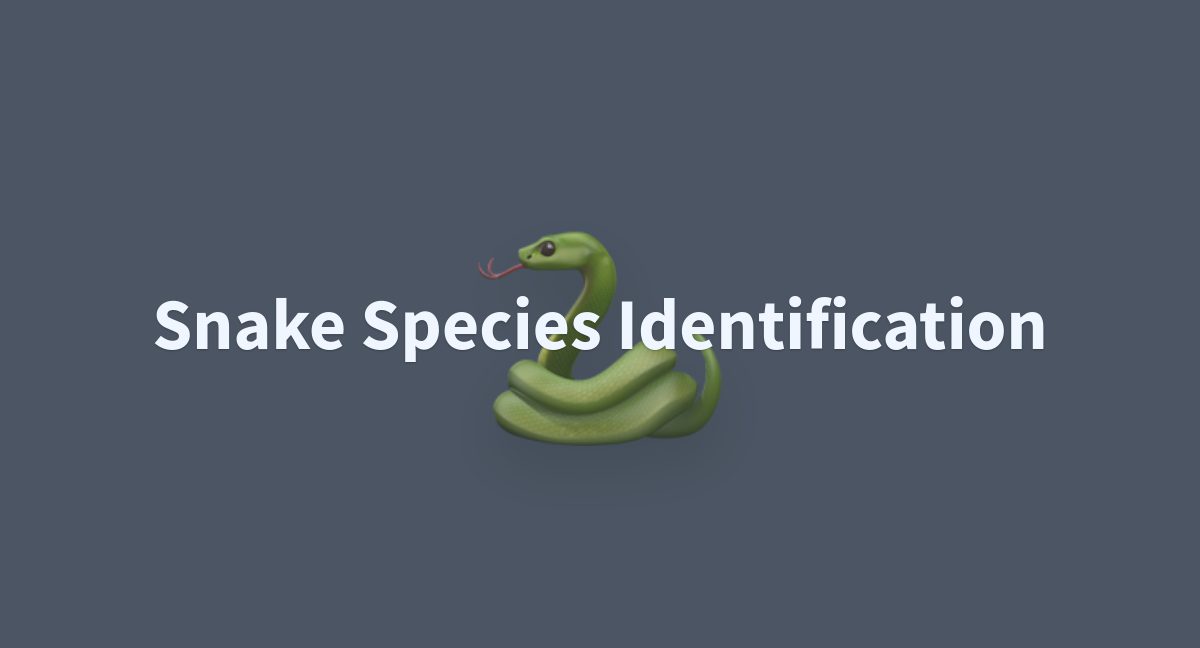 Jimmie/snake-species-identification at main