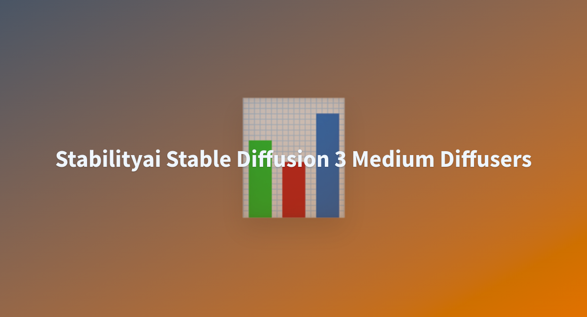 Stabilityai stable diffusion 3 medium diffusers a hugging face space
