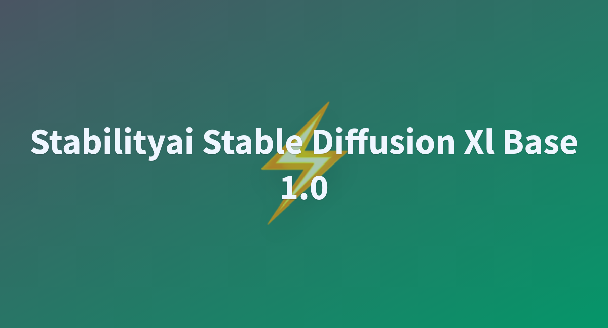 Keyurmistry/stabilityai-stable-diffusion-xl-base-1.0 At Main