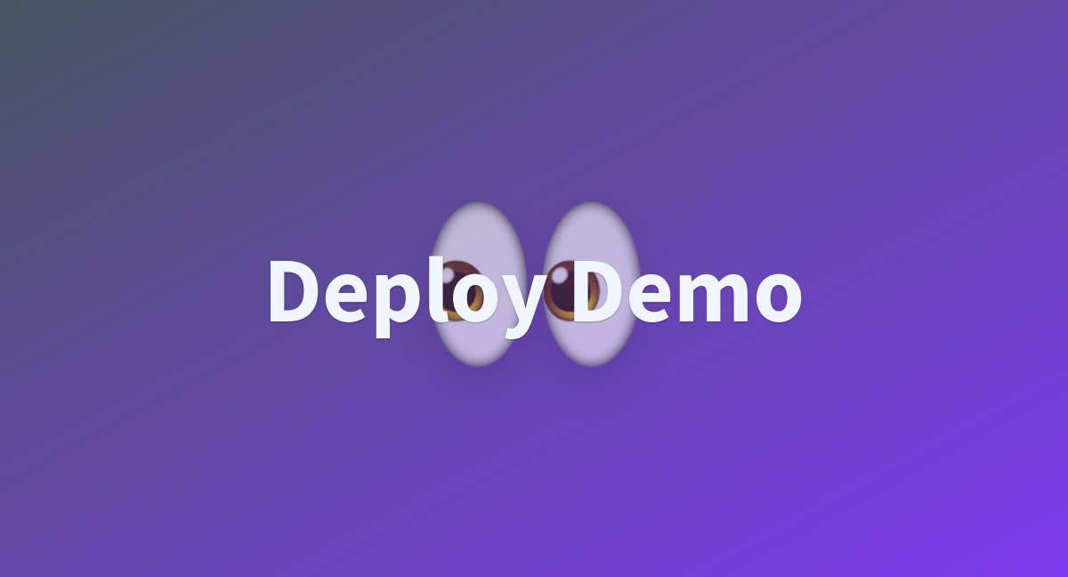 Deploy Demo A Hugging Face Space By Keziaa