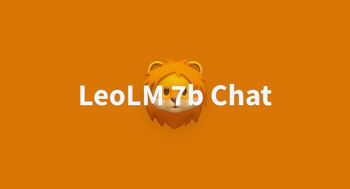 LeoLM 7b Chat - A Hugging Face Space By LeoLM