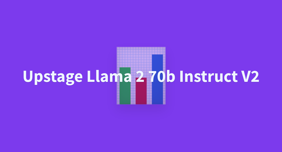 Upstage Llama 2 70b Instruct V2 - A Hugging Face Space By Parallel-Pete