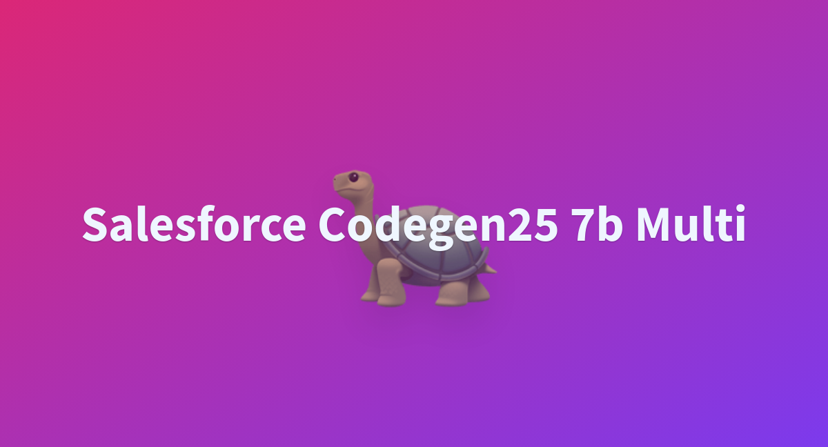 Quezard/Salesforce-codegen25-7b-multi At Main