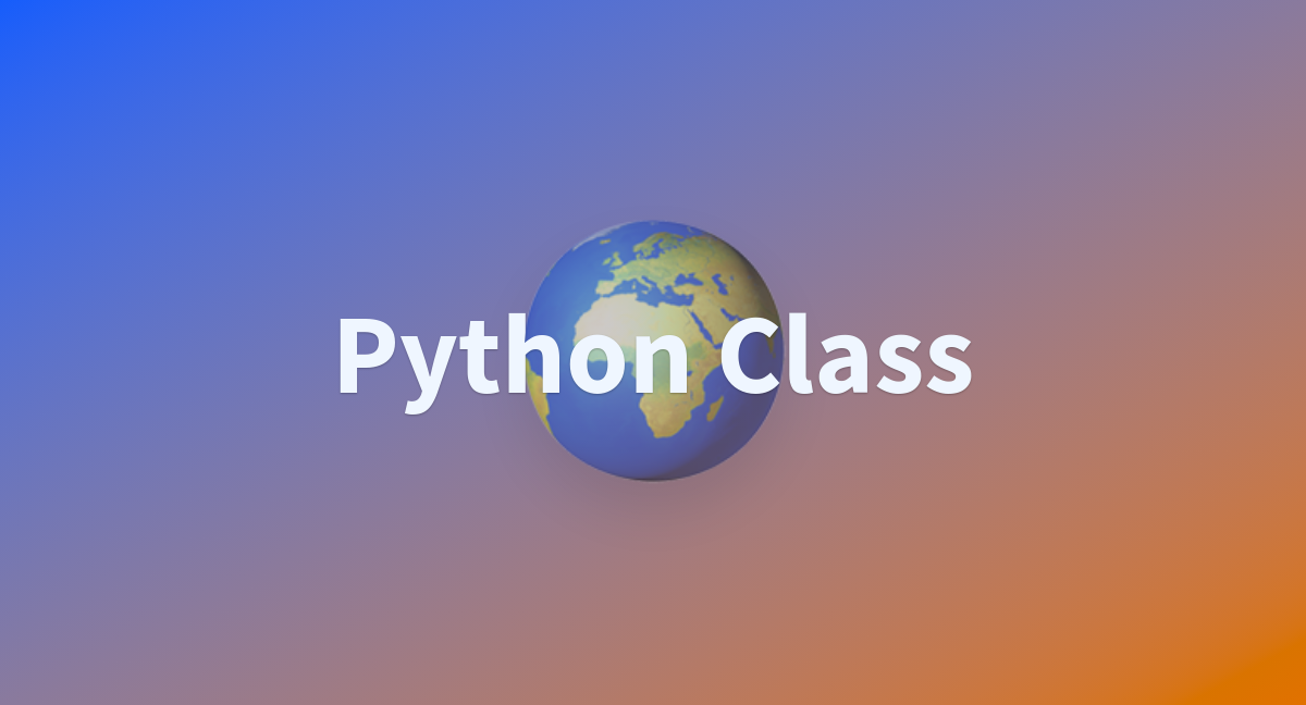 class config python