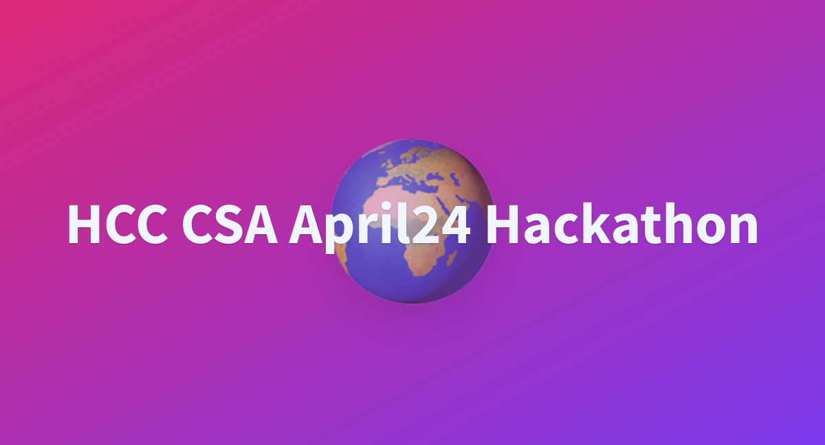 HCC CSA April24 Hackathon - a Hugging Face Space by TLeonidas