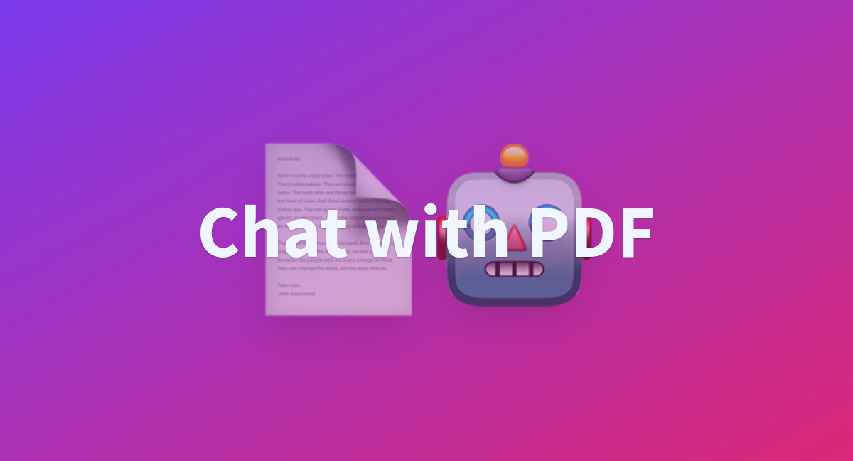 Chat With PDF A Hugging Face Space By TogetherAI