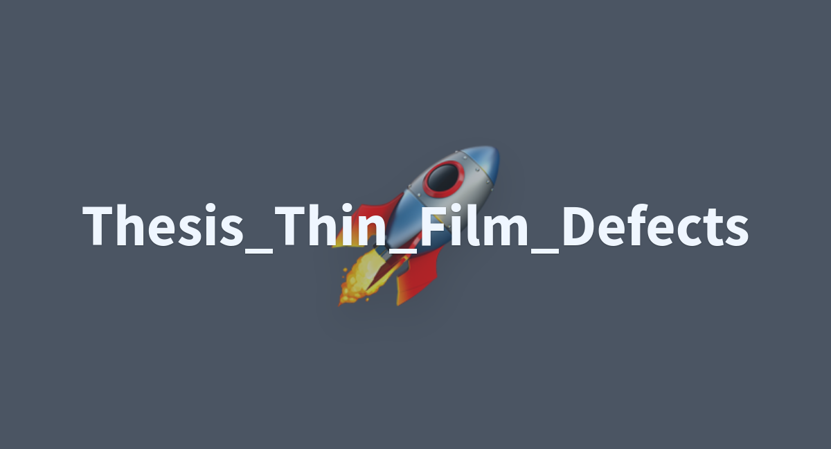 thin film thesis