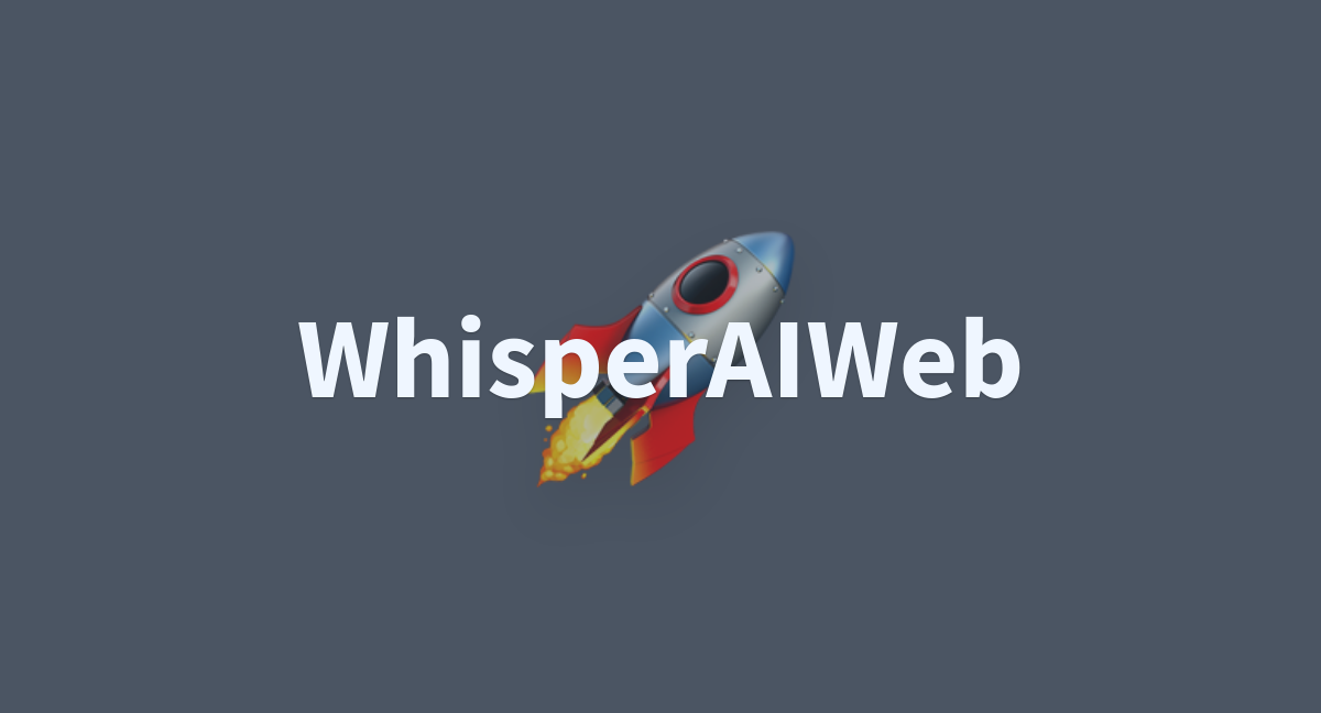 WhisperAI/WhisperAIWeb at main