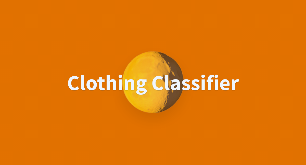 Clothing classifier a hugging face space by xuechan