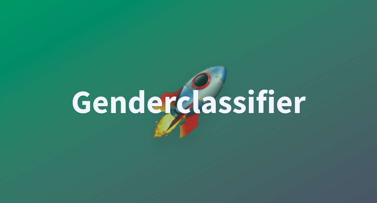 Genderclassifier a hugging face space by zaidd