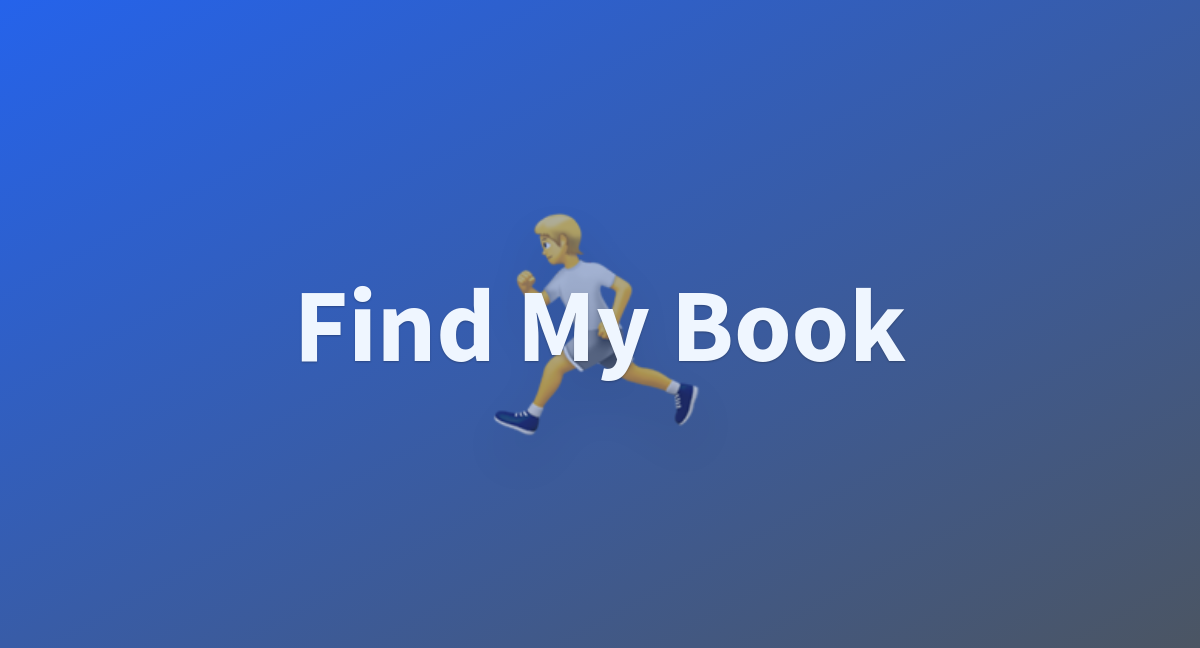 Find My Book - a Hugging Face Space by alizhgir