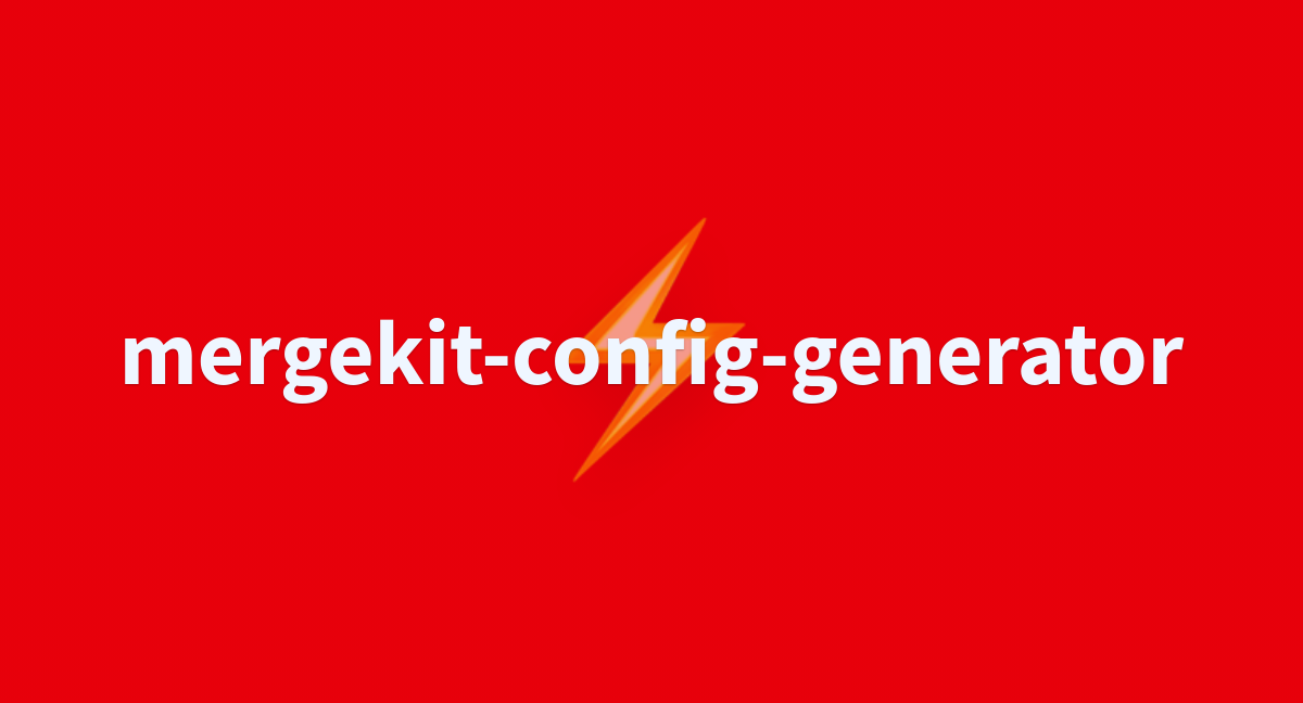 Mergekit config generator a hugging face space by arcee ai