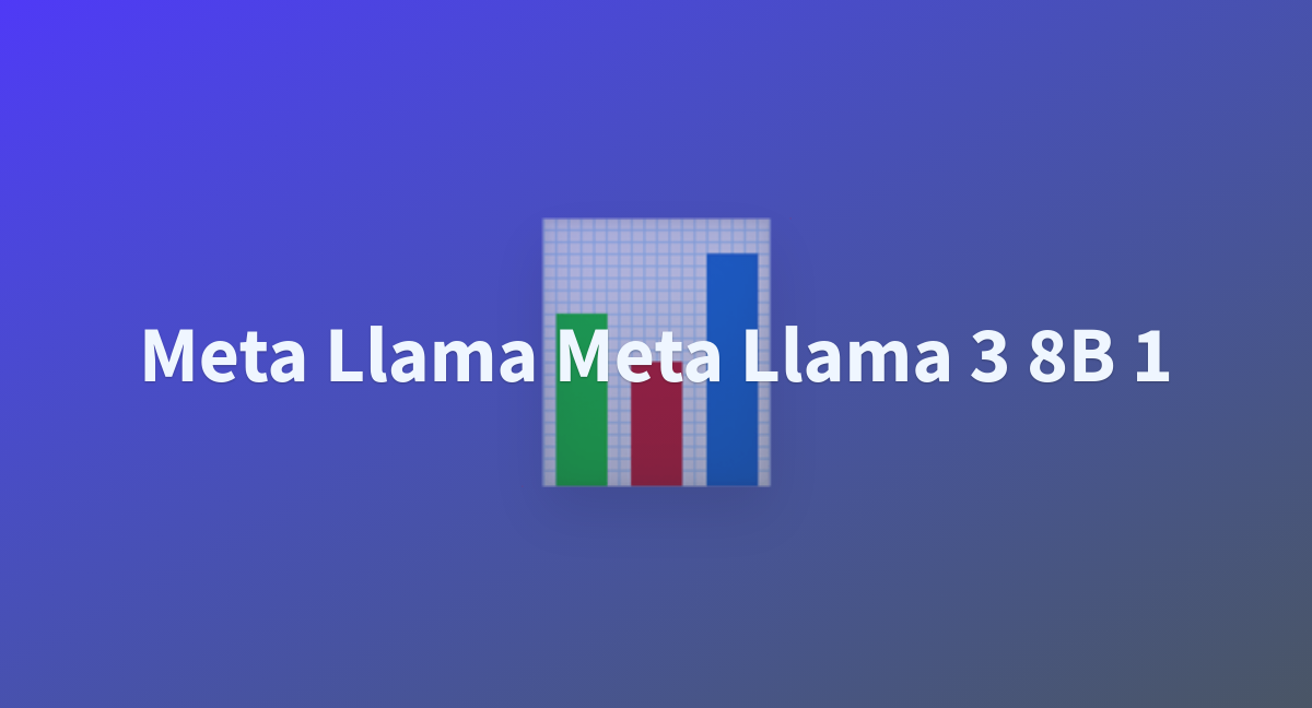 Meta Llama Meta Llama 3 8B 1 - A Hugging Face Space By Bharagavgg123