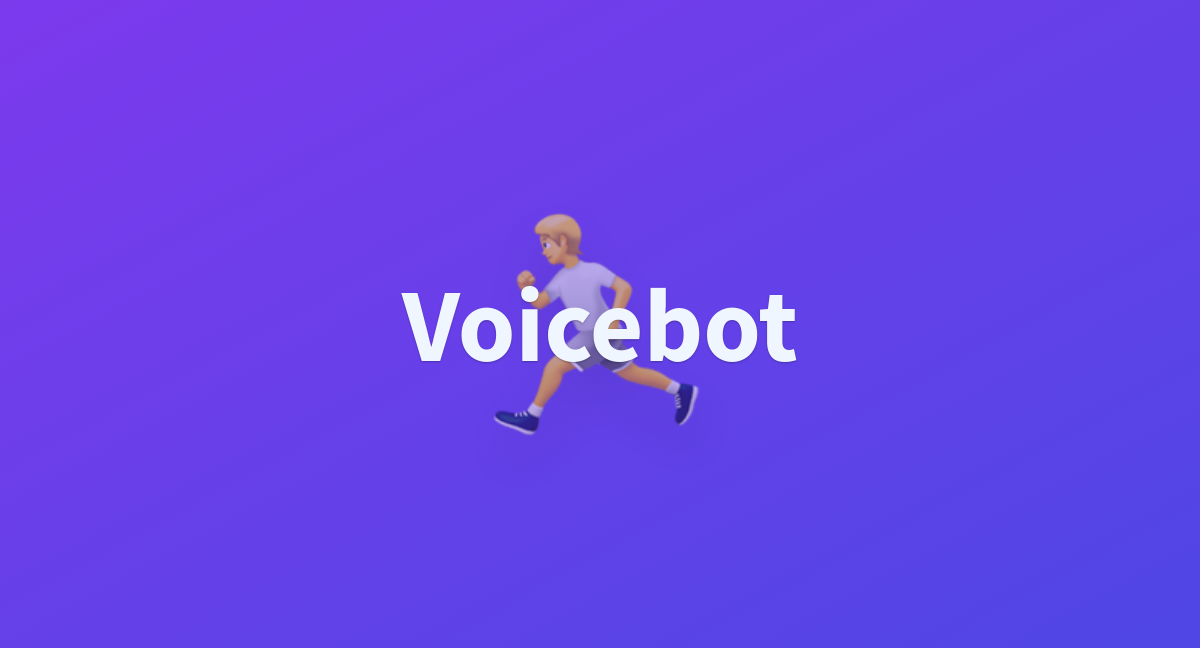 Deepikaramigani Voicebot At Main