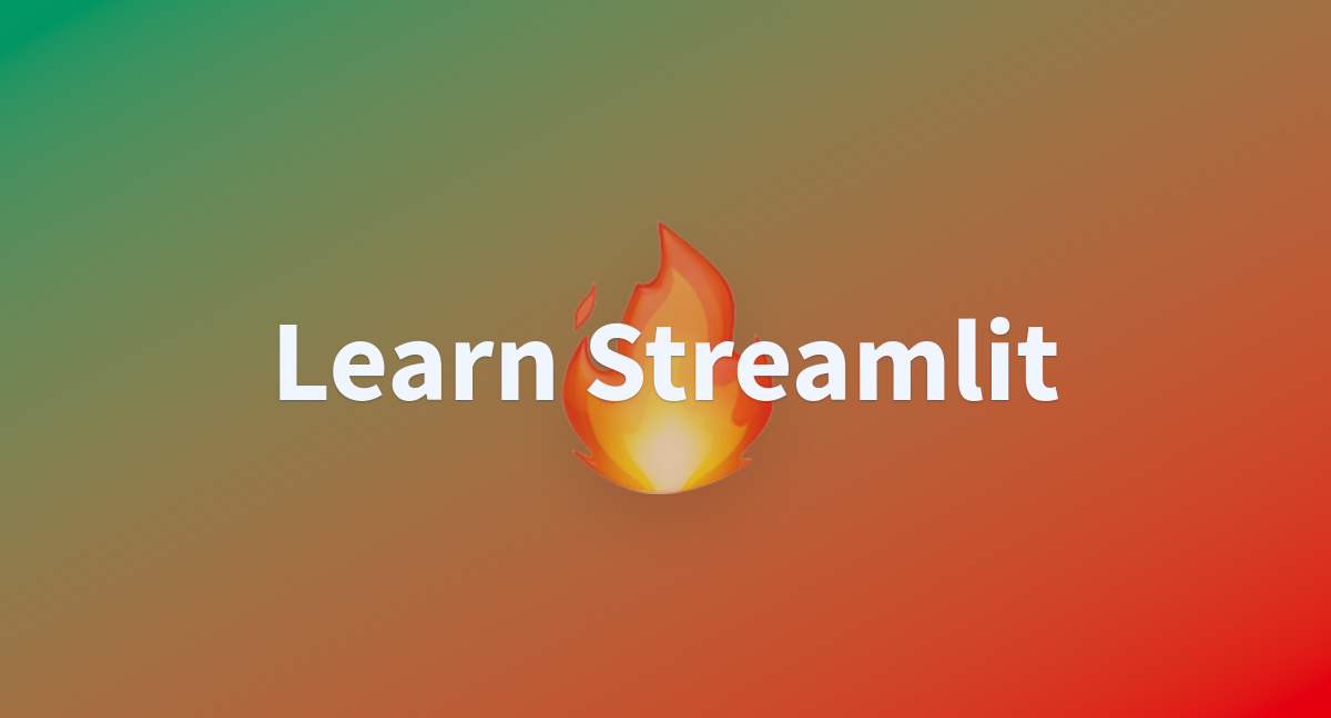 Learn Streamlit - a Hugging Face Space by dengkane