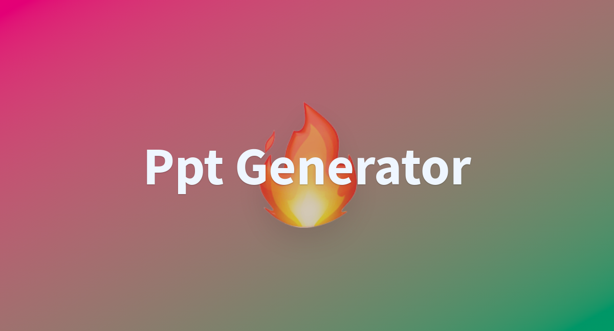 free ppt slides generator