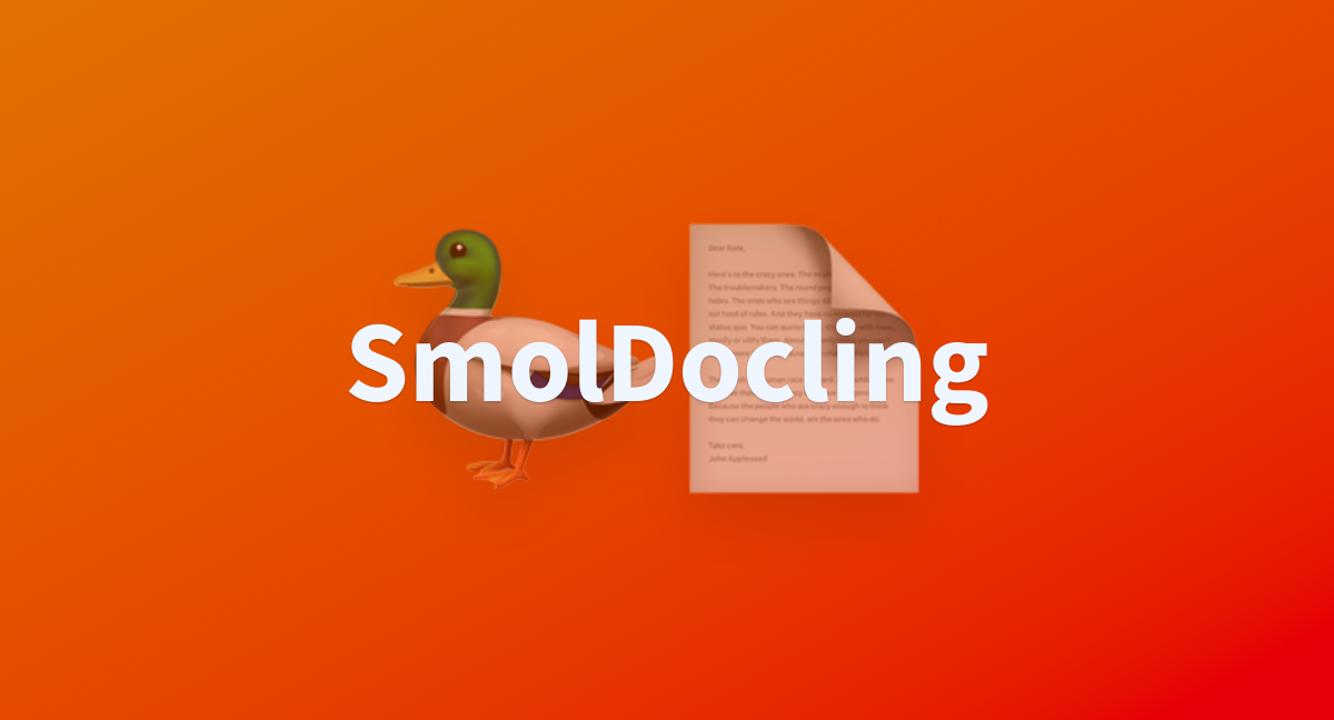 SmolDocling - a Hugging Face Space by ds4sd
