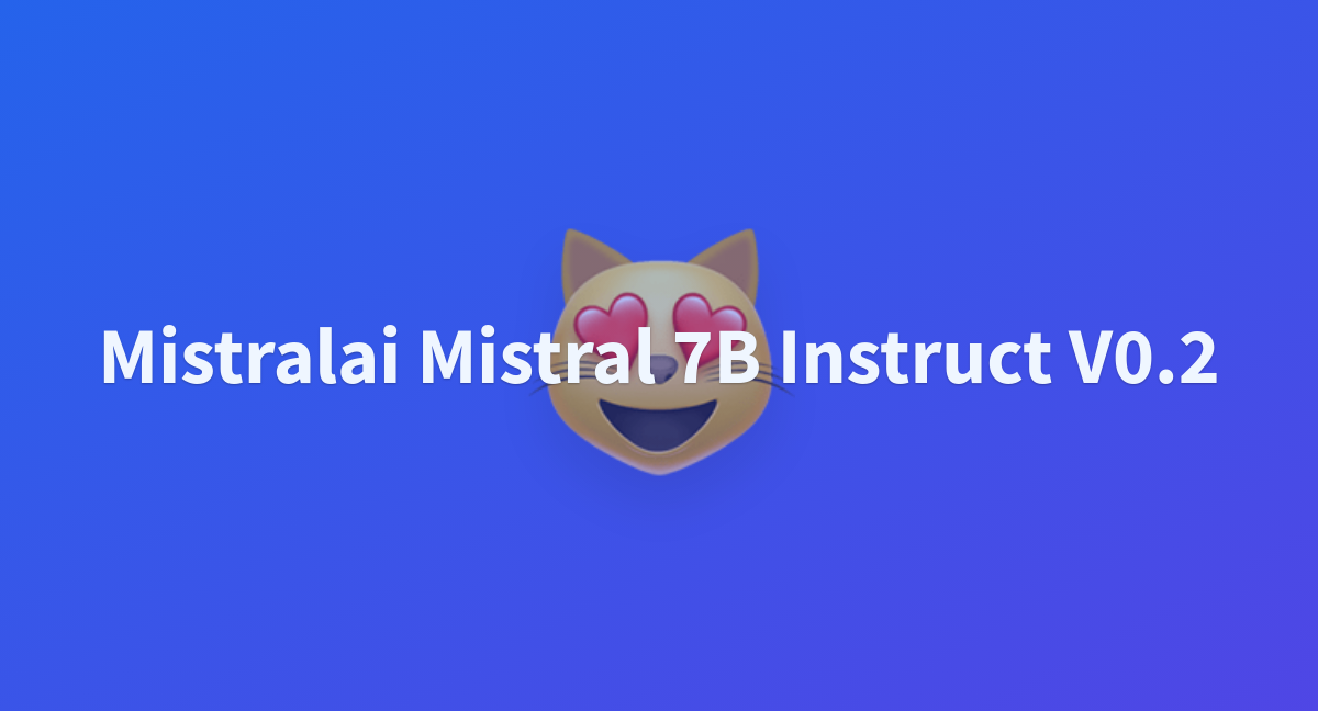 Mistralai Mistral 7B Instruct V0.2 - A Hugging Face Space By Einarvollset