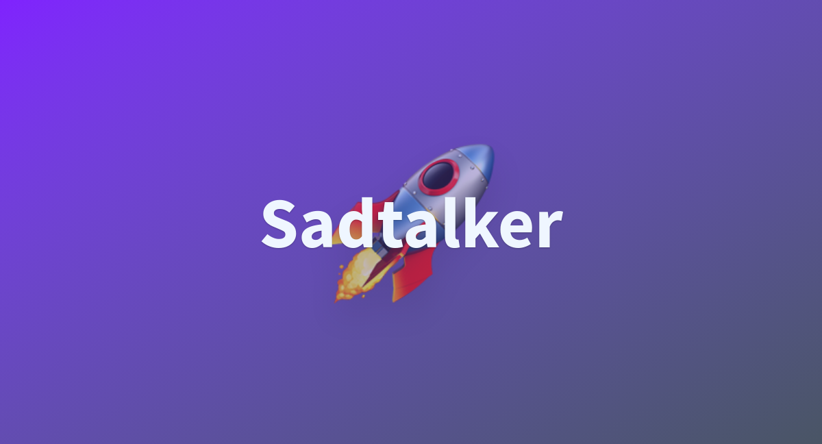 Sadtalker a hugging face space by fisher113