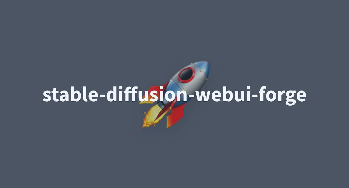 Stable-diffusion-webui-forge - A Hugging Face Space By Fluxdev