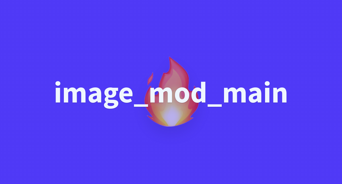 image mod main a Hugging Face Space by gradio image mod main a Hugging Face Space by gradio