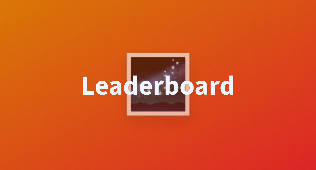 Leaderboard a Hugging Face Space by hackathonsomosnlp2023